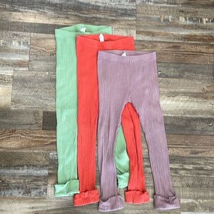 Bundle of 3 Kate Quinn 9y Wide Rib Cuffed Leggings